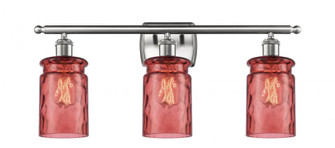 Candor 3 Light Bath Vanity Light (3442|516-3W-SN-G352-RD)