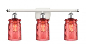Candor 3 Light Bath Vanity Light (3442|516-3W-WPC-G352-RD-LED)