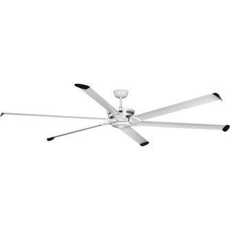 Huff Collection Indoor/Outdoor 96'' Six-Blade Satin White Ceiling Fan (149|P250030-028)