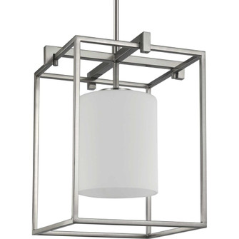Chadwick Collection One-Light Brushed Nickel Etched Opal Glass Modern Pendant Light (149|P500274-009)