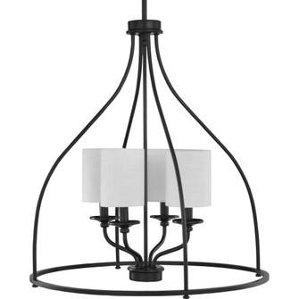 Bonita Collection Four-Light Black Foyer Chandelier (149|P500285-031)