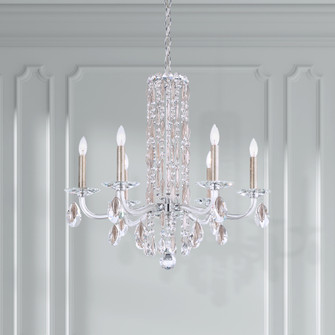 Siena 6 Light 120V Chandelier (No Spikes) in White with Clear Heritage Handcut Crystal (168|RS83061N-06H)