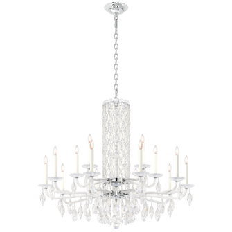 Siena 15 Light 120V Chandelier (No Spikes) in White with Clear Heritage Handcut Crystal (168|RS83151N-06H)