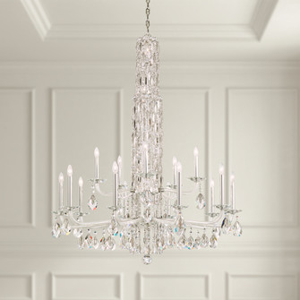 Siena 17 Light 120V Chandelier (No Spikes) in White with Clear Heritage Handcut Crystal (168|RS84151N-06H)