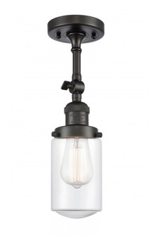 Dover - 1 Light - 5 inch - Oil Rubbed Bronze - Adjustable Semi-Flush Mount (3442|201F-OB-G312-LED)