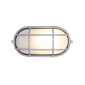 1 Light Outdoor LED Bulkhead (7|20290LEDDLP-SAT/FST)