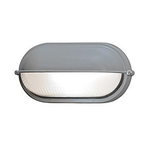 1 Light Outdoor LED Bulkhead (7|20291LEDDLP-SAT/FST)