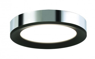Alta LED Low Profile Flush Mount - 16'' - Black/Chrome (1|AAF162600L30D1BKPC)