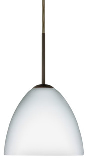 Besa Sasha Pendant Bronze Opal Matte 1x50W E12 base (127|1BT-757207-BR)
