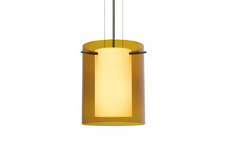 Besa Pendant Pahu 8 Bronze Transparent Armagnac/Opal 1x100W Medium Base (127|1KG-G00607-BR)