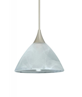 Besa Pendant Domi Satin Nickel Marble 1x50W MAX GY6.35 Base (127|1XT-174352-SN)