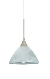 Besa Pendant Domi Satin Nickel Marble 1x50W MAX GY6.35 Base (127|RXP-174352-SN)