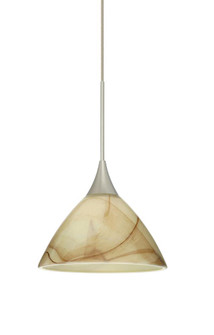 Besa Pendant Domi Satin Nickel Mocha 1x50W MAX GY6.35 Base (127|RXP-174383-SN)