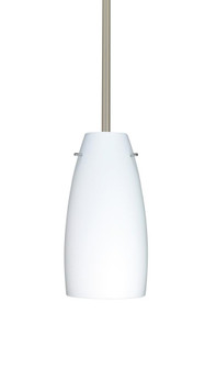 Besa Tao 10 Stem Pendant Satin Nickel Opal Matte 1x100W Medium Base (127|1TT-151207-SN)