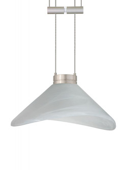 Besa Pendant Hoppi Satin Nickel Marble 1x50W Halogen (127|1XA-191352-SN)