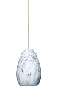 Besa Pendant Pera 6 Satin Nickel Marble Grigio 1x50W Halogen (127|1XP-1713MG-SN)