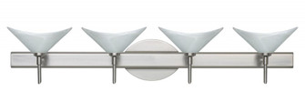Besa Wall Hoppi Satin Nickel Marble 4x40W G9 (127|4SW-191352-SN)