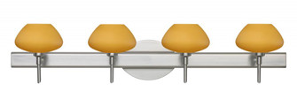 Besa Wall Peri Satin Nickel Amber Matte 4x40W G9 (127|4SW-541080-SN)