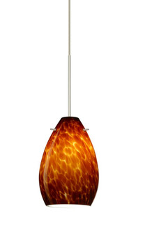 Besa Pendant Pera 6 Satin Nickel Amber Cloud 1x50W Halogen (127|XP-171318-SN)