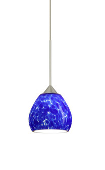 Besa Pendant Tay Tay Satin Nickel Blue Cloud 1x50W MAX GY6.35 Base (127|XP-560586-SN)