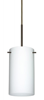 Besa Stilo 7 LED Pendant Opal Matte Bronze 1x9W LED (127|1BC-440407-LED-BR)