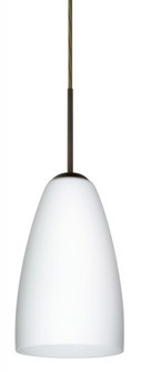 Besa Riva 9 LED Pendant Opal Matte Bronze 1x9W LED (127|1JC-151107-LED-BR)