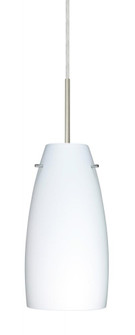 Besa Tao 10 LED Pendant Opal Matte Satin Nickel 1x9W LED (127|1JT-151207-LED-SN)