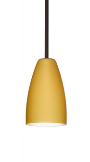 Besa Riva 9 LED Pendant 1Tt Vanilla Matte Bronze 1x9W LED (127|1TT-1511VM-LED-BR)