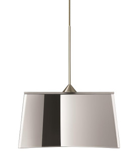 Besa Groove Pendant Mirror-Frost Satin Nickel 1x50W Halogen (127|1XC-6773MR-SN)