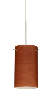 Besa Stilo 7 Pendant Satin Nickel Cherry 1x50W MAX GY6.35 Base (127|1XT-4404CH-SN)