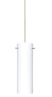 Besa Copa Pendant, Opal Matte, Satin Nickel, 1x50W MAX GY6.35 Base (127|1XT-493007-SN)