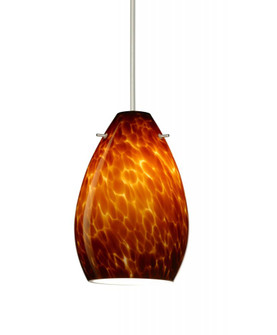 Besa Pendant Pera 6 Satin Nickel Amber Cloud 1x50W MAX GY6.35 Base (127|1XT-171318-SN)
