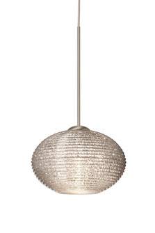 Besa Pendant Lasso Satin Nickel Glitter 1x50W MAX GY6.35 Base (127|1XT-5612GL-SN)