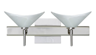 Besa Wall With SQ Canopy Hoppi Chrome Marble 2x40W G9 (127|2SW-191352-CR-SQ)