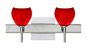 Besa Wall With SQ Canopy Tay Tay Chrome Magma 2x40W G9 (127|2SW-5605MA-CR-SQ)