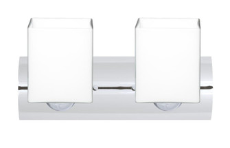 Besa Wall Rise Chrome Opal Matte 2x60W Medium Base (127|2WZ-449807-CR)