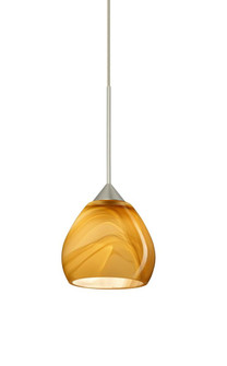 Besa Pendant Tay Tay Satin Nickel Honey 1x5W LED (127|1XT-5605HN-LED-SN)