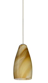 Besa Pendant Karli Satin Nickel Honey 1x5W LED (127|1XT-7198HN-LED-SN)