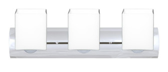 Besa Wall Rise Chrome Opal Matte 3x9W LED (127|3WZ-449807-LED-CR)