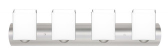 Besa Wall Rise Satin Nickel Opal Matte 4x9W LED (127|4WZ-449807-LED-SN)