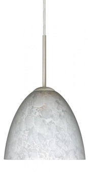 Besa Sasha Pendant Satin Nickel Carrera 1x40W Halogen (127|1BC-757219-HAL-SN)