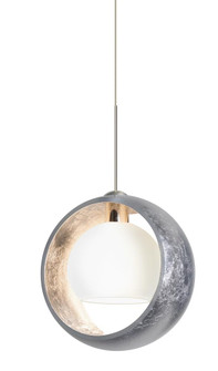 Besa Pendant Pogo Satin Nickel Silver/Inner Silver 1x5W LED (127|1XT-4293SS-LED-SN)