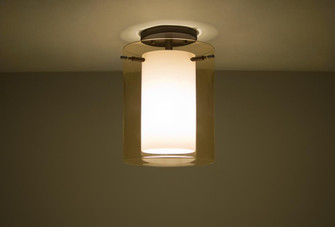 Besa Ceiling Pahu 8 Bronze Transparent Armagnac/Opal 1x11W LED (127|1KM-G00607-LED-BR)