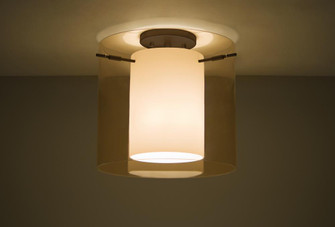 Besa Ceiling Pahu 12 Bronze Transparent Armagnac/Opal 1x11W LED (127|1KM-G18407-LED-BR)