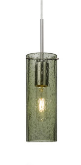 Besa, Juni 10 Cord Pendant, Moss Bubble, Satin Nickel, 1x60W Medium Base (127|1JT-JUNI10MS-SN)