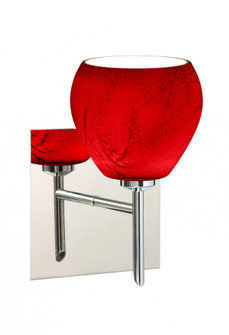 Besa Wall With SQ Canopy Tay Tay Chrome Magma 1x5W LED (127|1SW-5605MA-LED-CR-SQ)