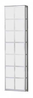 Besa Outdoor Bree 38 Brushed Aluminum White Acrylic 3x11W LED (127|BREE38-WA-LED-BA)