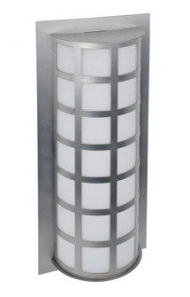 Besa Outdoor Scala 20 Brushed Aluminum White Acrylic 2x9W LED (127|SCALA20-WA-LED-BA)