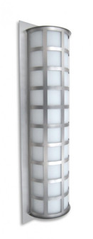 Besa Outdoor Scala 28 Brushed Aluminum White Acrylic 3x9W LED (127|SCALA28-WA-LED-BA)