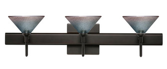 Besa Wall With SQ Canopy Kona Bronze Bi-Color 3x5W LED (127|3SW-117691-LED-BR-SQ)